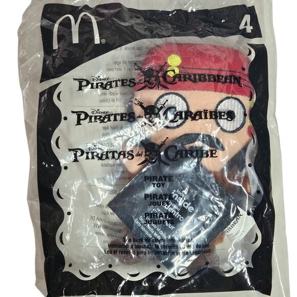 2006 McDonalds Pirates of the Caribbean Pirate 4 New in Package - Picture 1 of 2